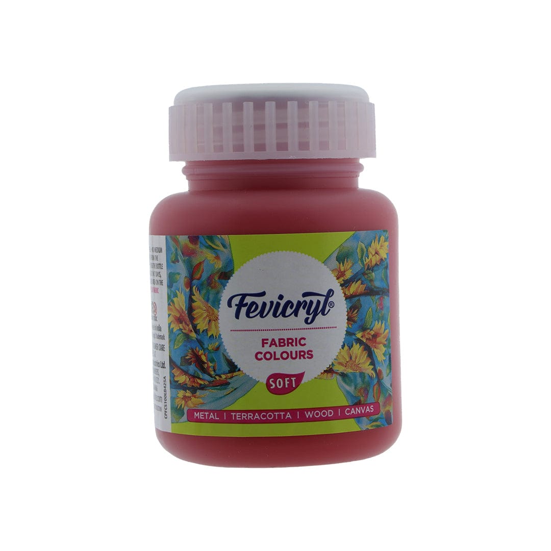 Crafteria Black Fevicryl Fabric Colour Soft 100Ml