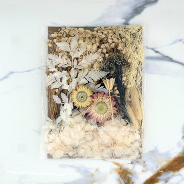 Crafteria Dried Mixed Flower White Theme