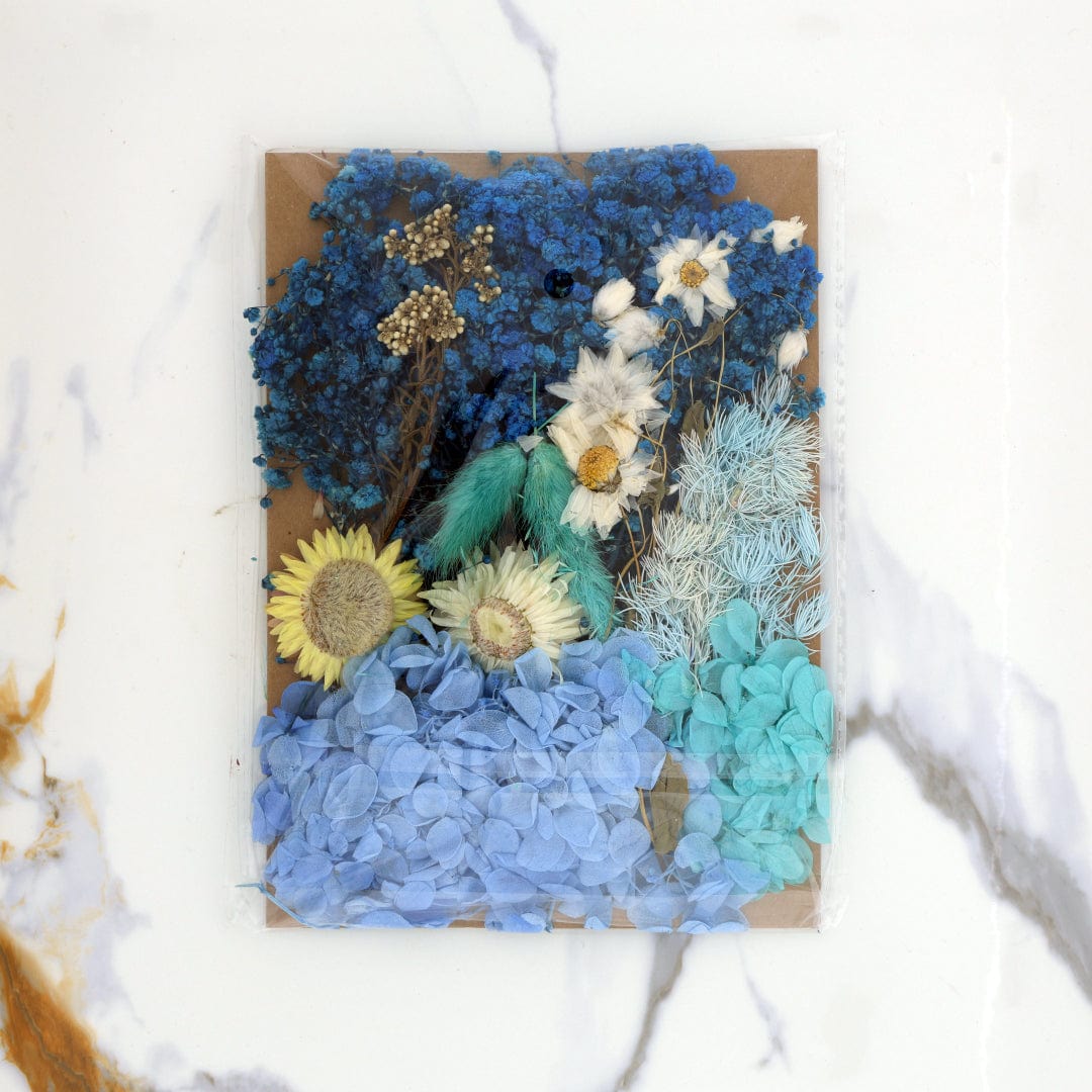 Crafteria Dried Mixed Flower Blue Theme - 1