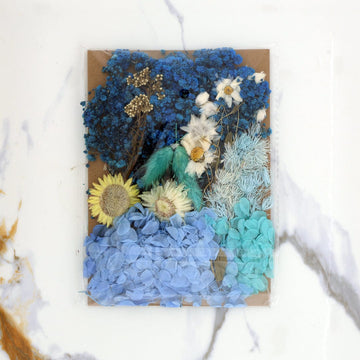 Crafteria Dried Mixed Flower Blue Theme - 1