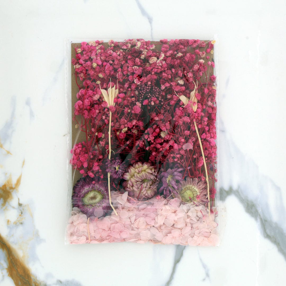 Crafteria Dried Mixed Flower Pink Theme - 1