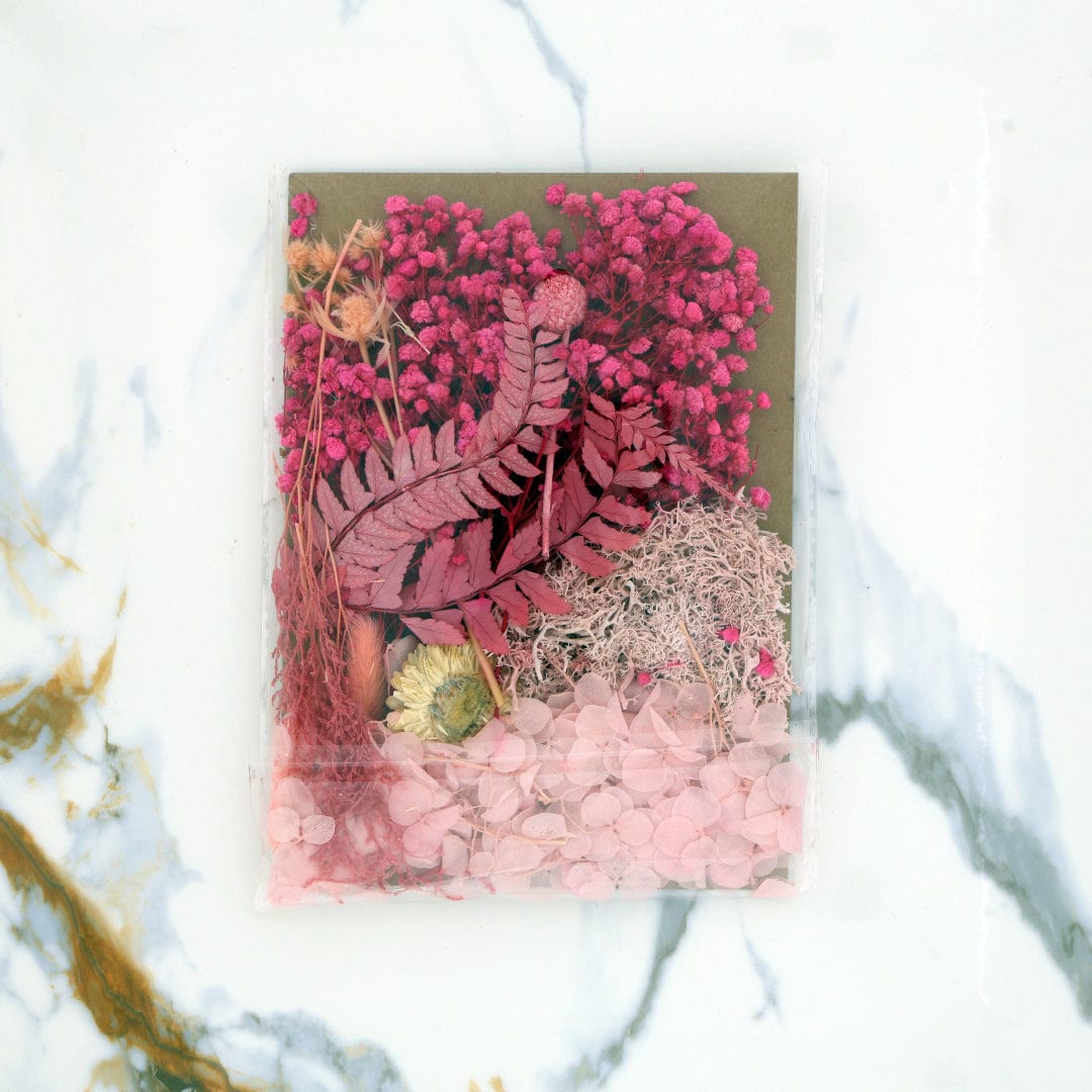 Crafteria Dried Mixed Flower Pink Theme - 2