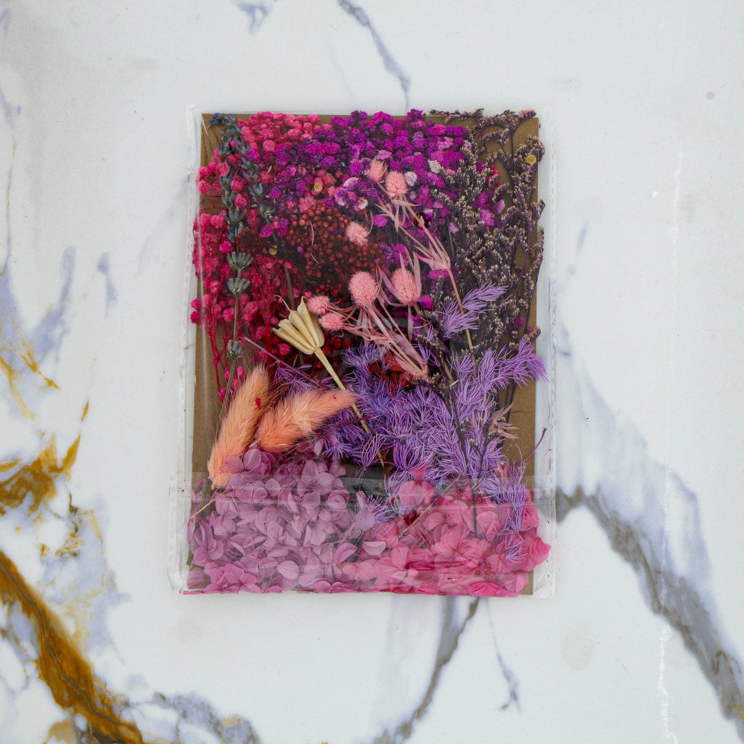 Crafteria Dried Mixed Flower Purple Theme - 1
