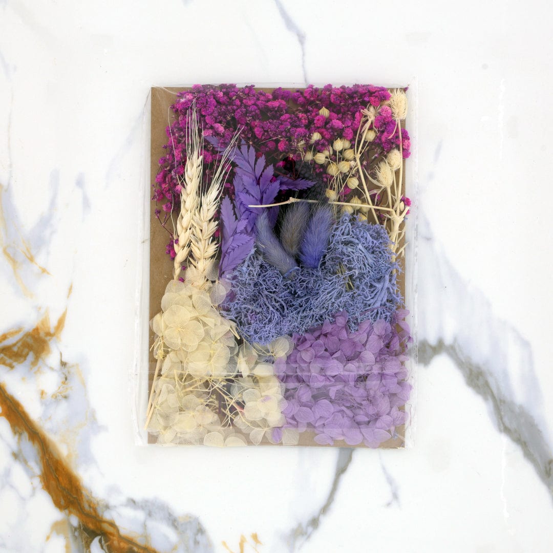 Crafteria Dried Mixed Flower Purple Theme - 2