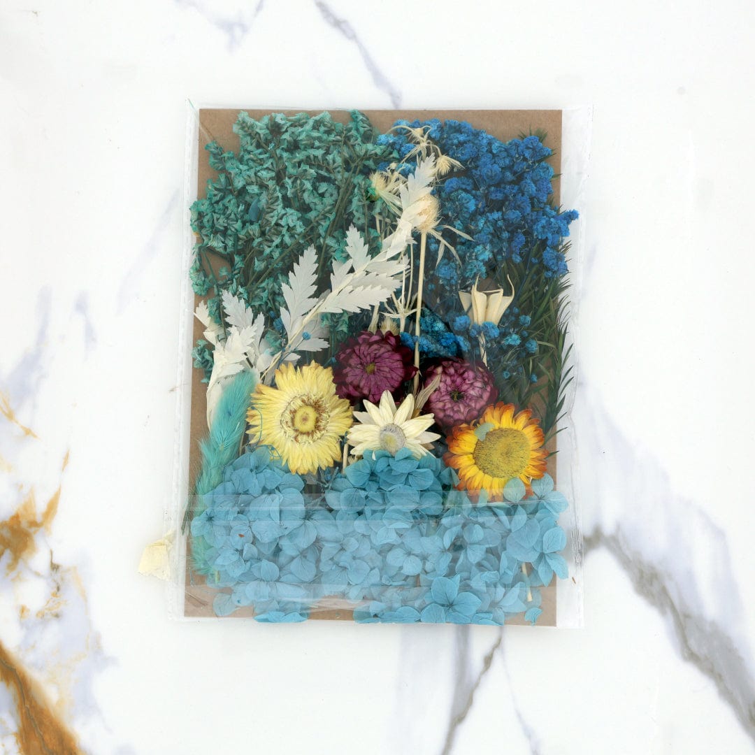 Crafteria Dried Mixed Flower Blue Theme - 2