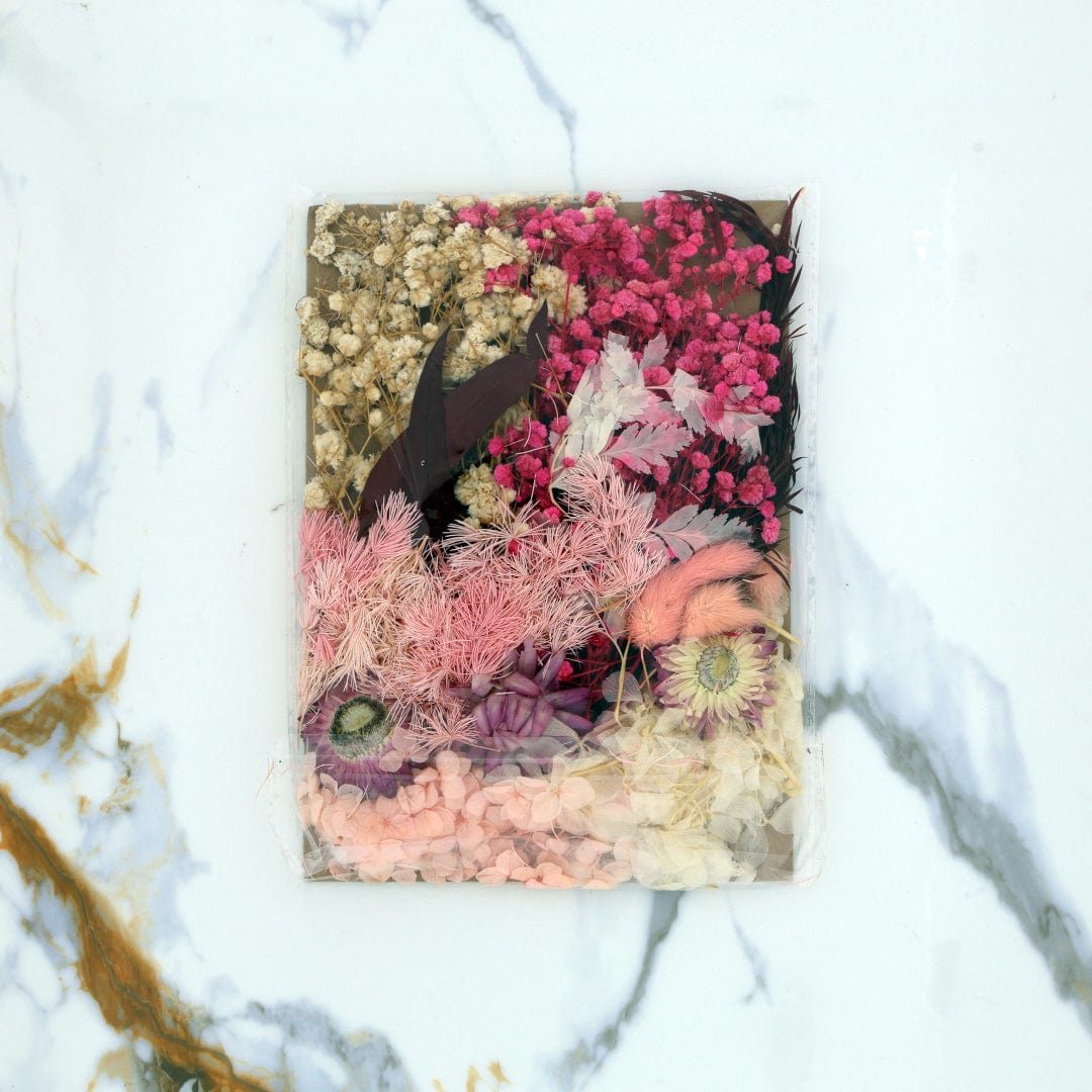 Crafteria Dried Mixed Flower Pink Theme - 5