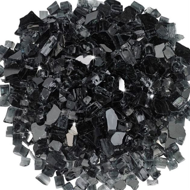 Crafteria FIREPIT 250GMS BLACK REFLECTIVE FIREPIT GLASS