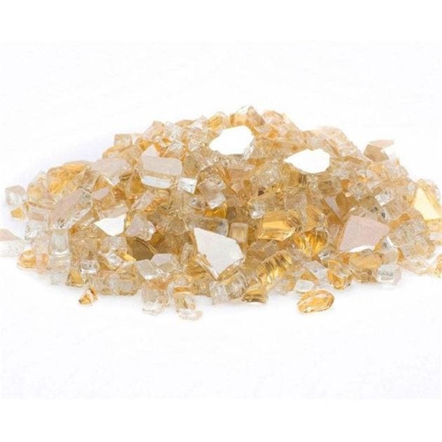 Crafteria FIREPIT 250GMS GOLDEN FIREPIT GLASS