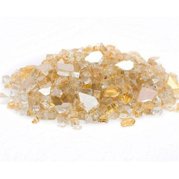 Crafteria FIREPIT 250GMS GOLDEN FIREPIT GLASS