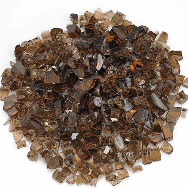 Crafteria FIREPIT 250GMS BROWN FIREPIT GLASS