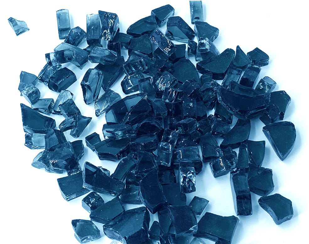 Crafteria FIREPIT 250GMS BLACK TRINSPRENT FIREPIT GLASS