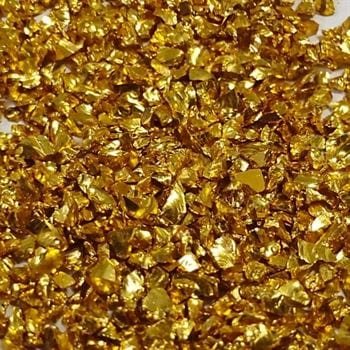 Crafteria GOLD Big Metallic Glass Granules (500Gms)