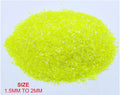 Crafteria LEMON YELLOW SMALL RAINBOW GLASS GRANULES