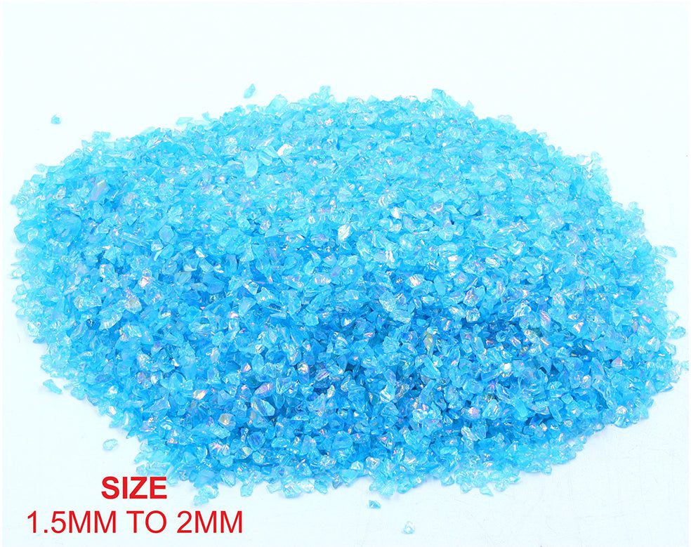 Crafteria FIROZI SMALL RAINBOW GLASS GRANULES