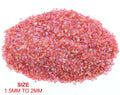 Crafteria RED SMALL RAINBOW GLASS GRANULES