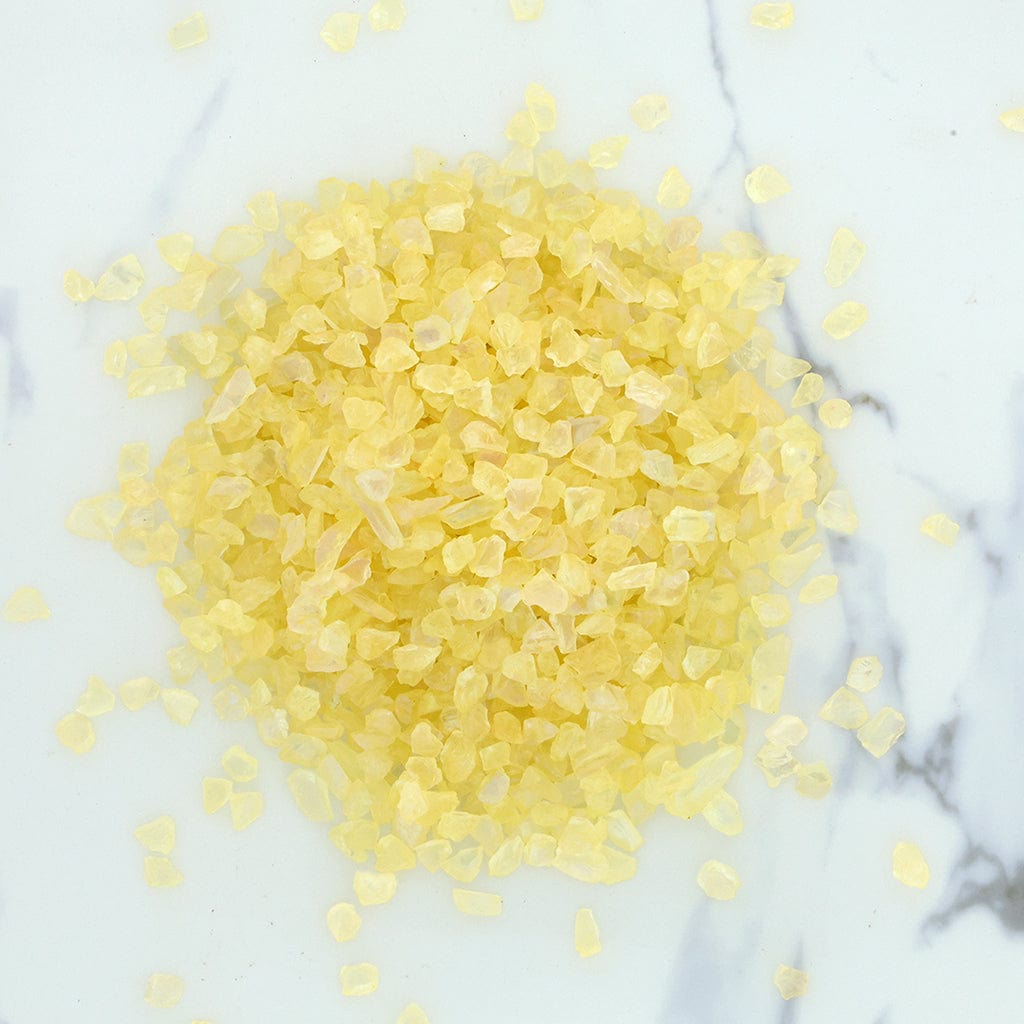 Crafteria Yellow Holographic crushed glass (500Gms)