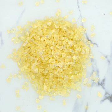 Crafteria Yellow Holographic crushed glass (500Gms)