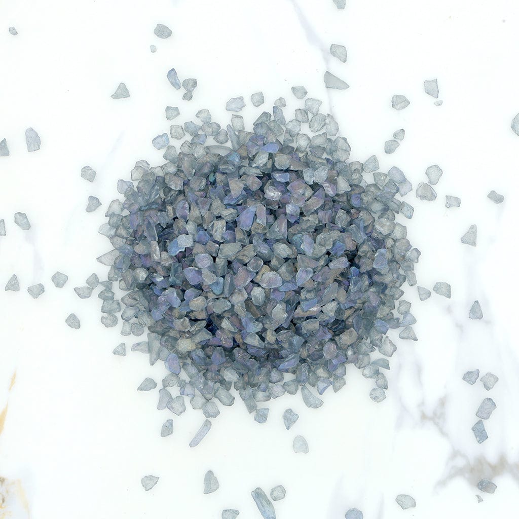 Crafteria Grey Holographic crushed glass (500Gms)