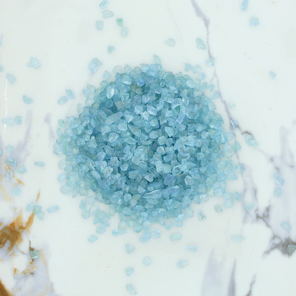 Crafteria Sky Blue Holographic crushed glass (500Gms)