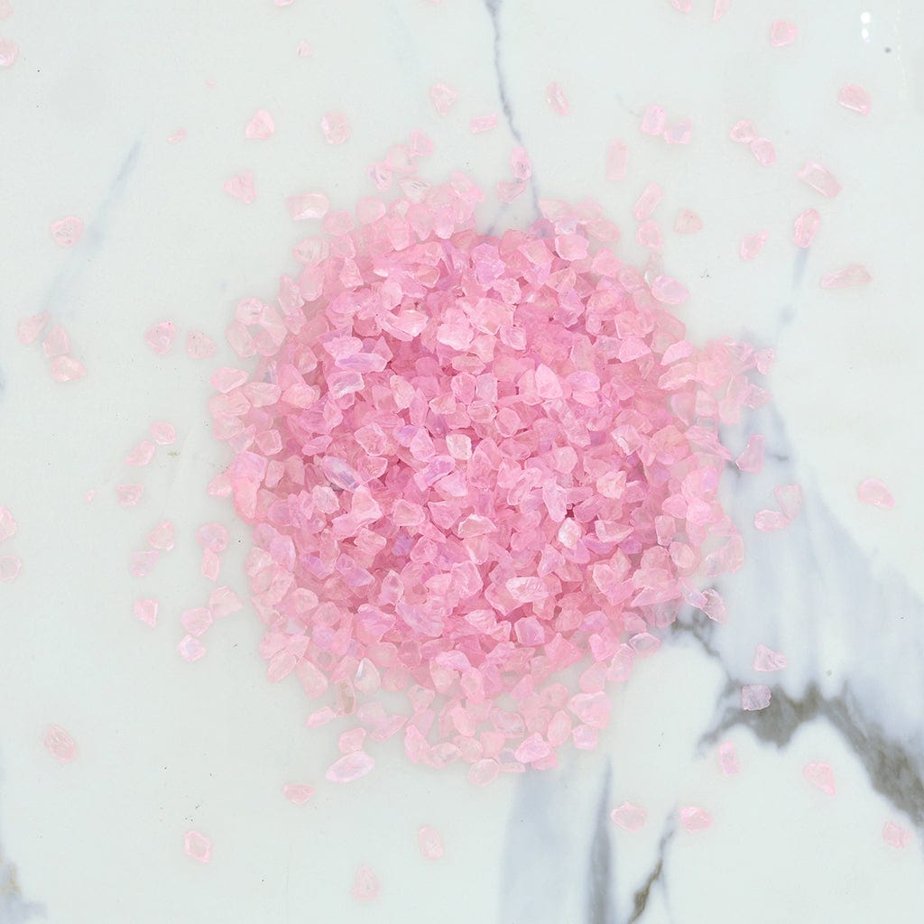 Crafteria Pink Holographic crushed glass (500Gms)