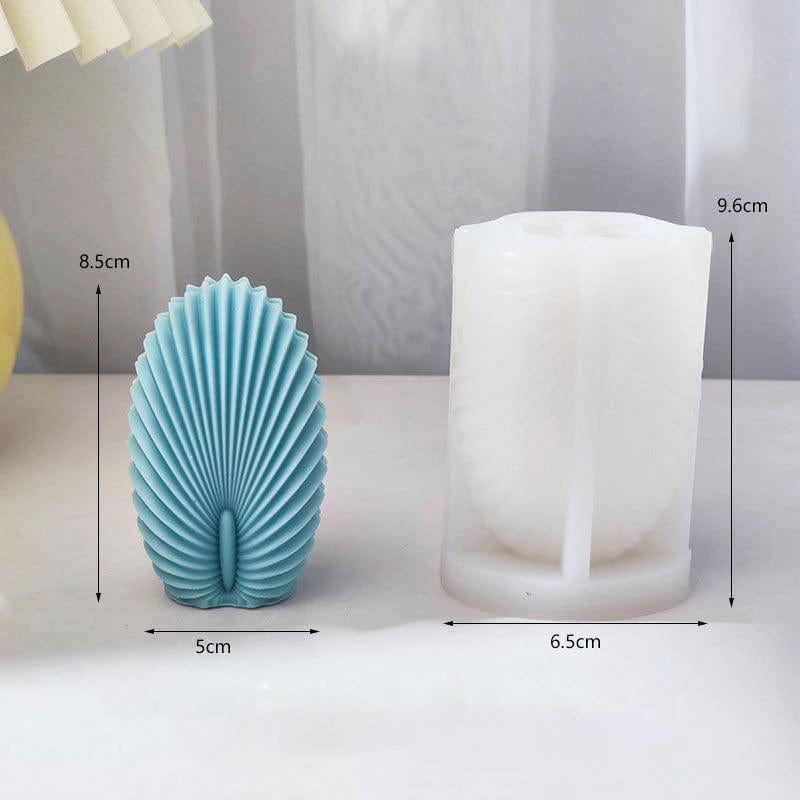 My Store Handmade Mould Modern Spiral Shell Shape Candle Handmade Mould