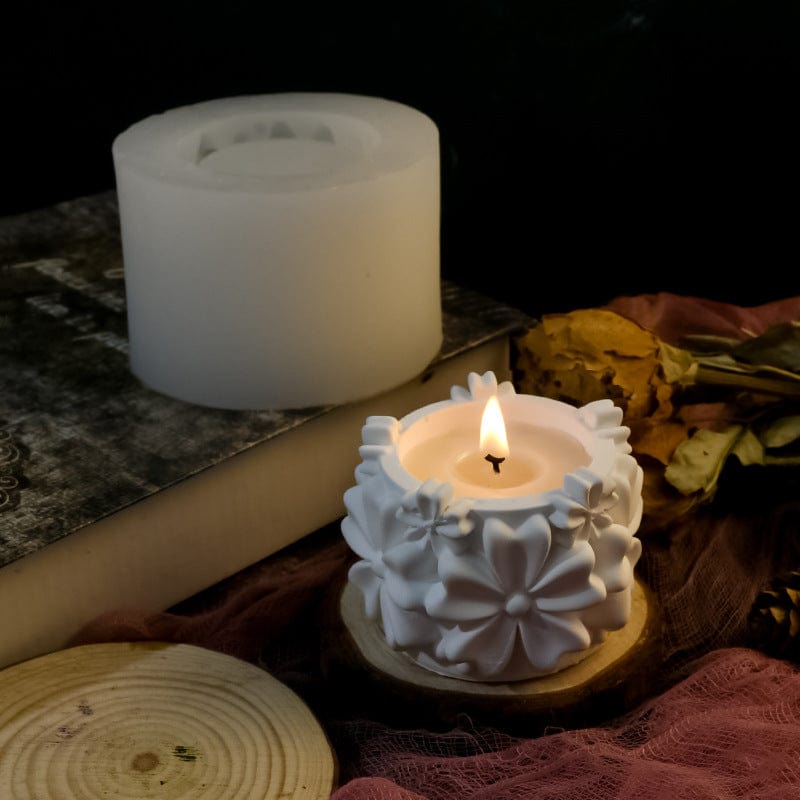 My Store Handmade Mould Five-Petal Candle T-light Holder Handmade Mould