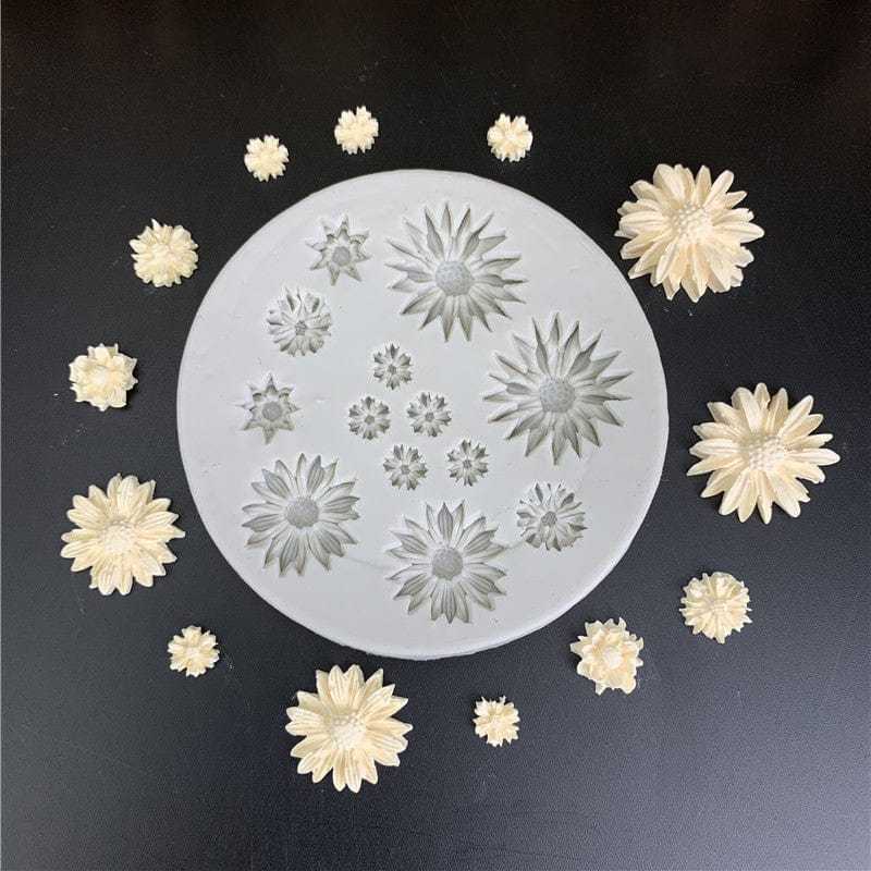 My Store Handmade Mould 13 Cavity 3D Flower Handmade Mould