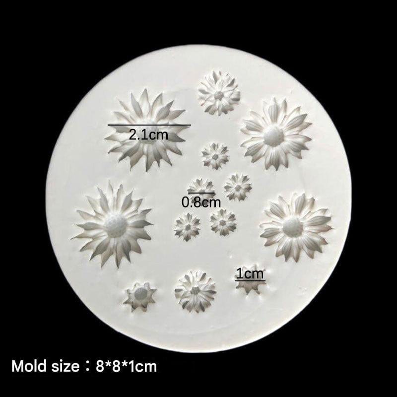 My Store Handmade Mould 13 Cavity 3D Flower Handmade Mould