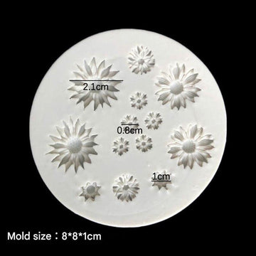 My Store Handmade Mould 13 Cavity 3D Flower Handmade Mould