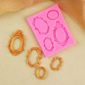 My Store Handmade Mould 4 Cavity Ornate Mini Frame Handmade Mould