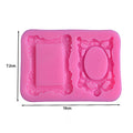My Store Handmade Mould Oval & Rectangle Mini Vintage Frame Handmade Mould