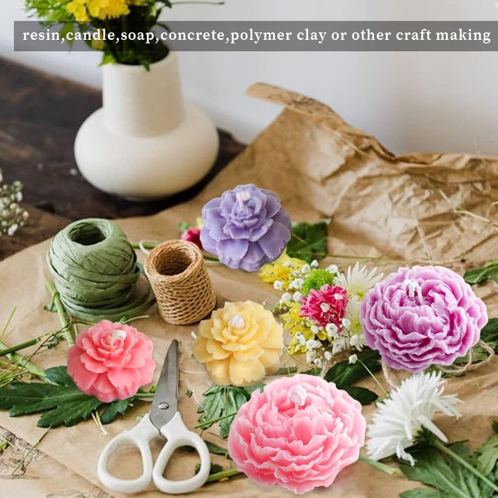 My Store Handmade Mould 3D Peony Flower Handmade Mould