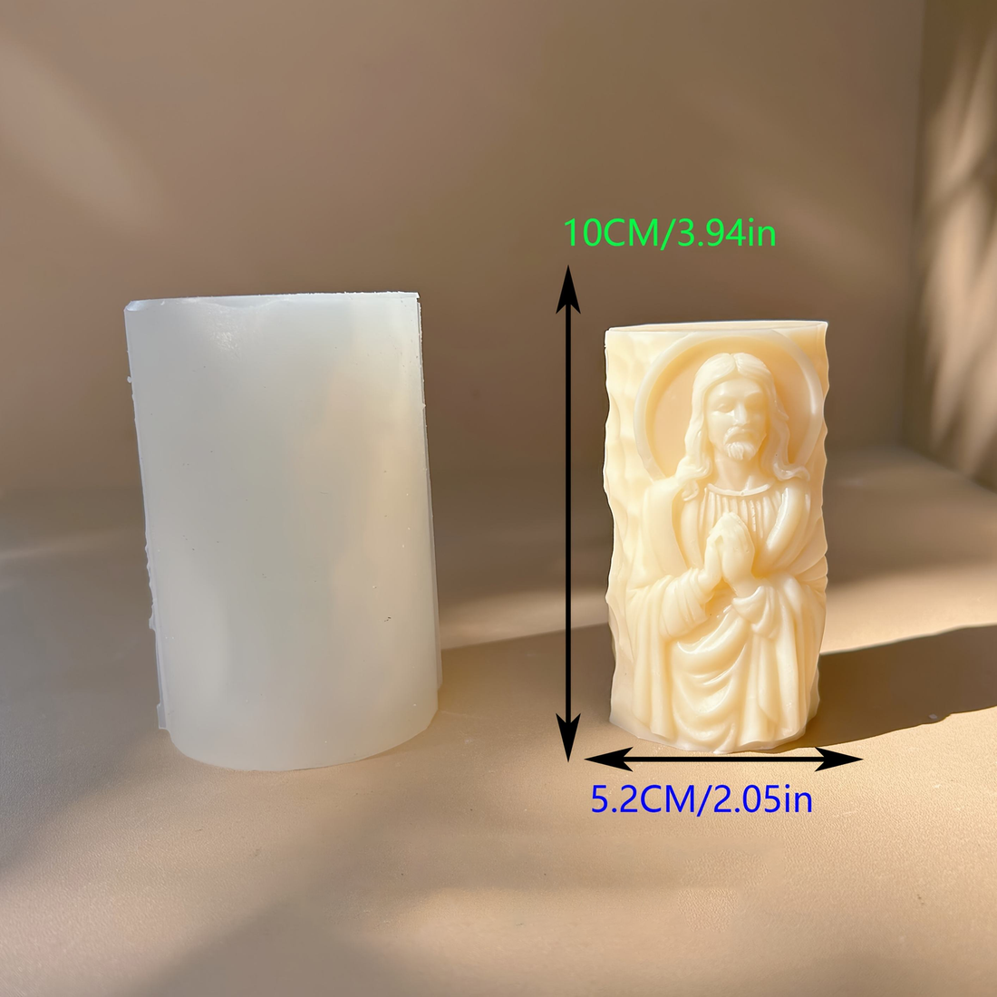 My Store Handmade Mould Jesus Prayer Candle Handmade Mould