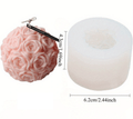 My Store Handmade Mould 3D Rose Ball Candle Handmade Mould