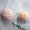 My Store Handmade Mould 3D Rose Flower Ball Candle Handmade Mould