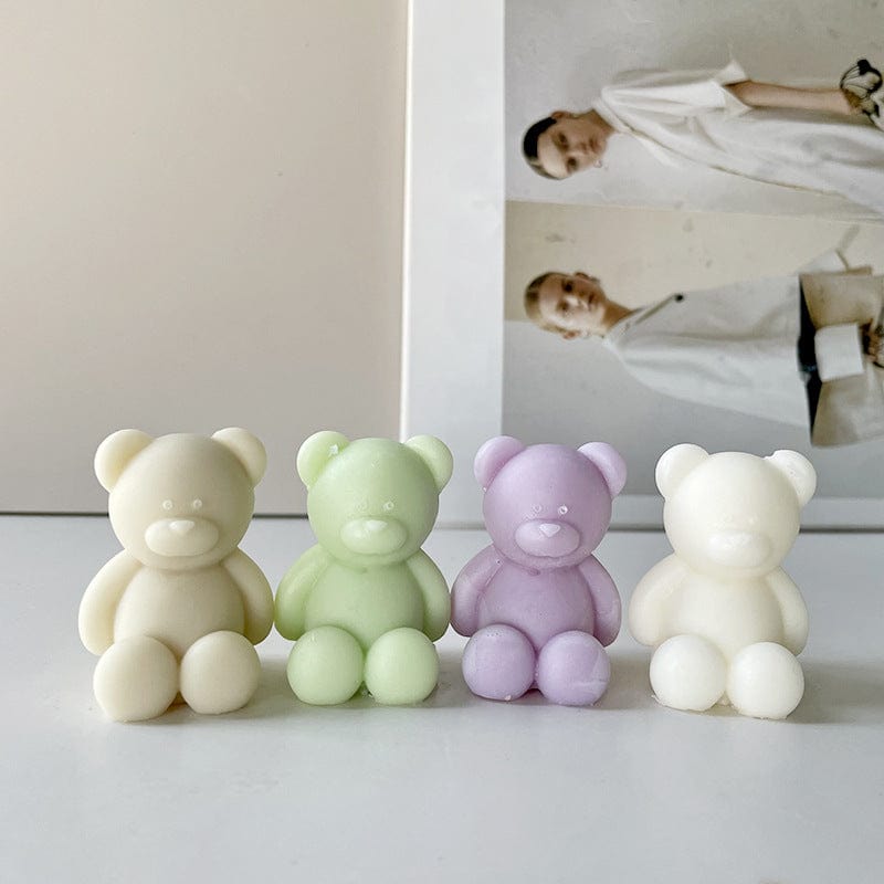 My Store Handmade Mould Cute Sitting Bear Shape Handmade Mould