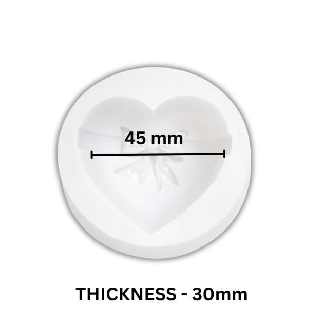 Crafteria Bow Heart Candle Mould