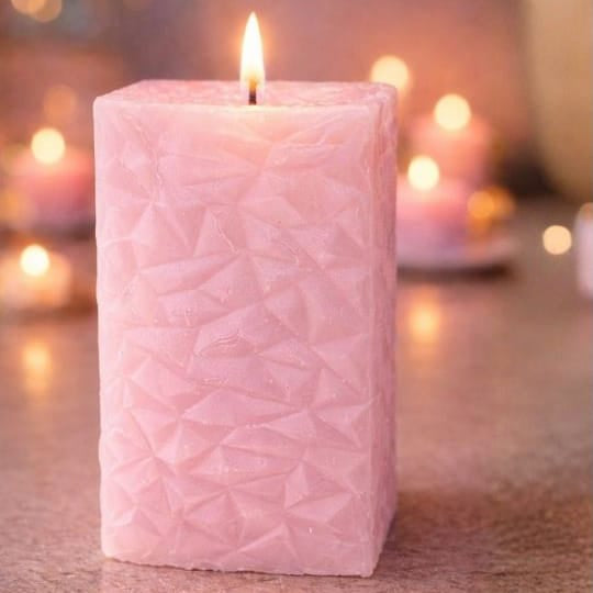 Crafteria 4" Textured Square Pillar Mould