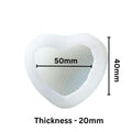 Crafteria Chequered Heart Soap Candle Mould