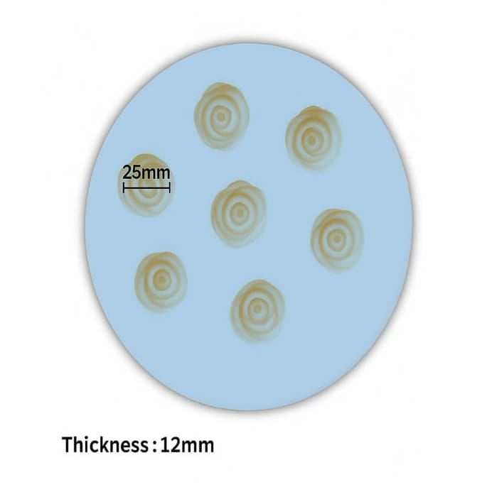 Crafteria Small Rose Shape Candle Mould