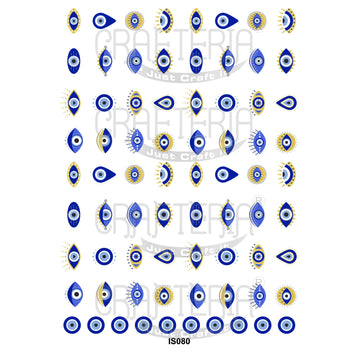 Evil Eye Theme Insert Sheet (Transparent Sheet) IS080