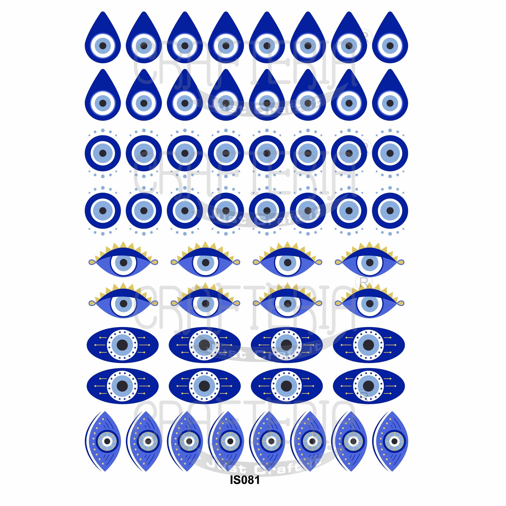 Evil Eye Insert Sheet (Transparent Sheet) IS081