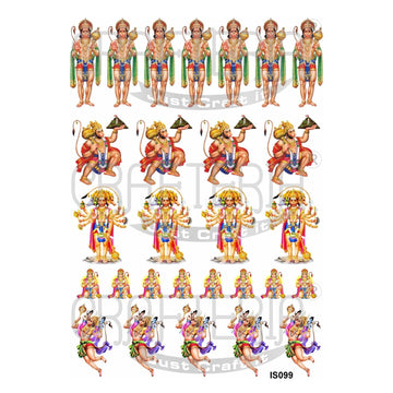 Crafteria Hanumanji Insert Sheet (Transparent Sheet) IS099