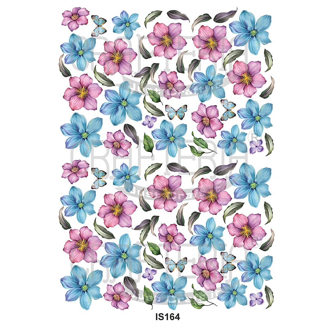 Crafteria Floral Designs Insert Sheet (Transparent Sheet) IS164