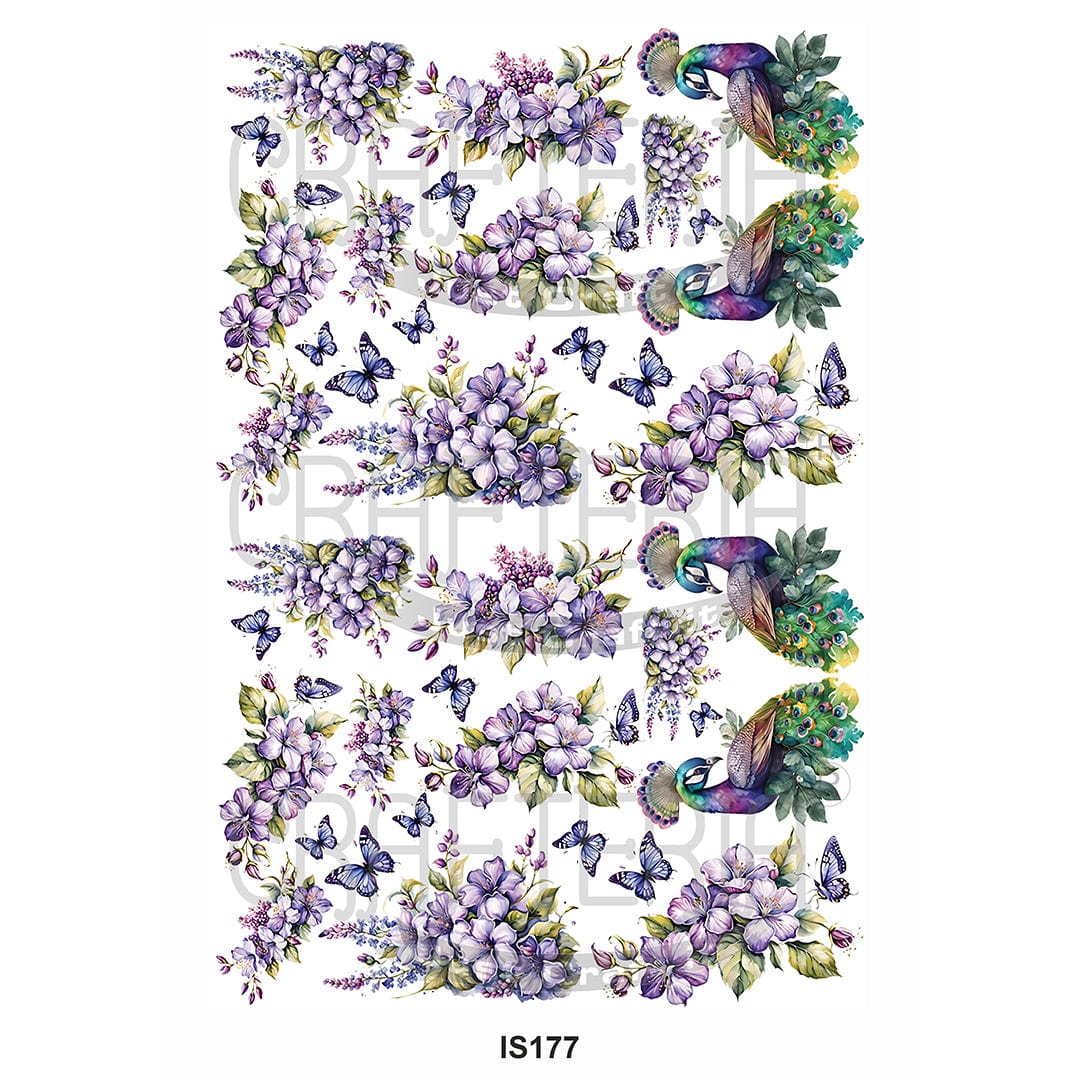 Crafteria Floral Designs Insert Sheet (Transparent Sheet) IS177