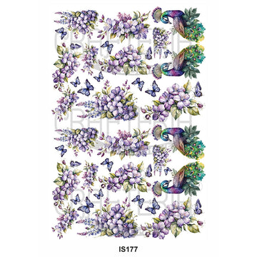 Crafteria Floral Designs Insert Sheet (Transparent Sheet) IS177