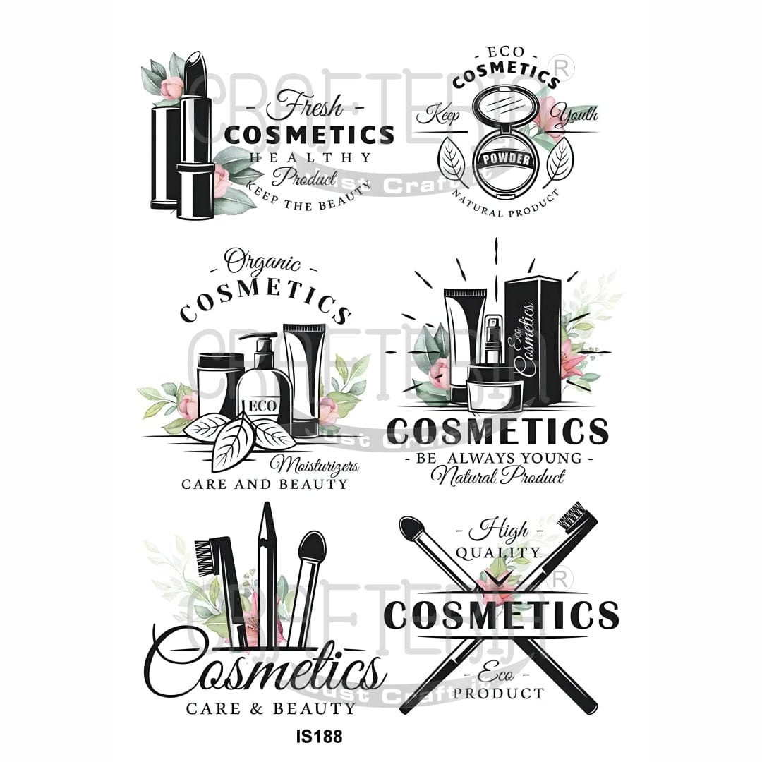 Crafteria Cosmetic Designs Insert Sheet (Transparent Sheet) IS188