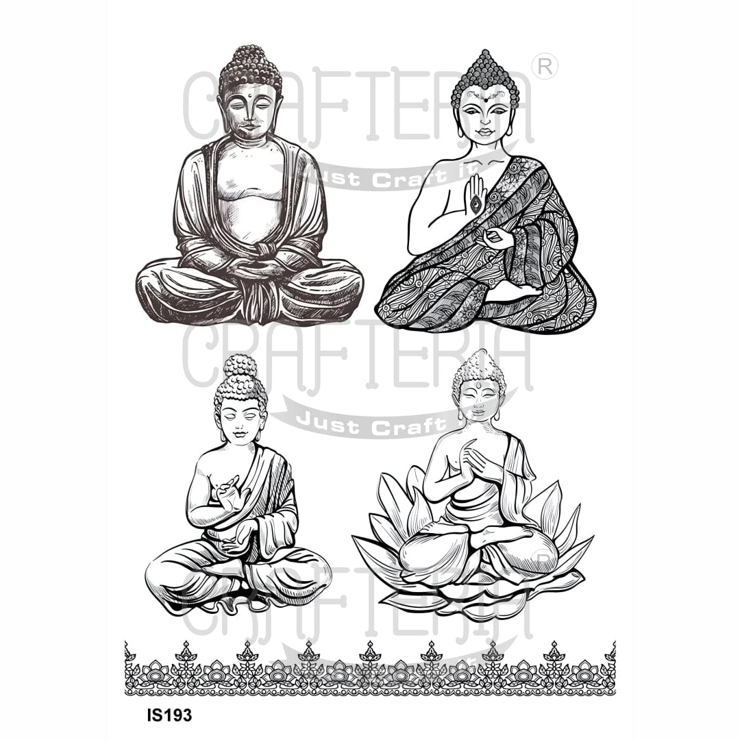 Crafteria Buddha Designs Insert Sheet (Transparent Sheet) IS193