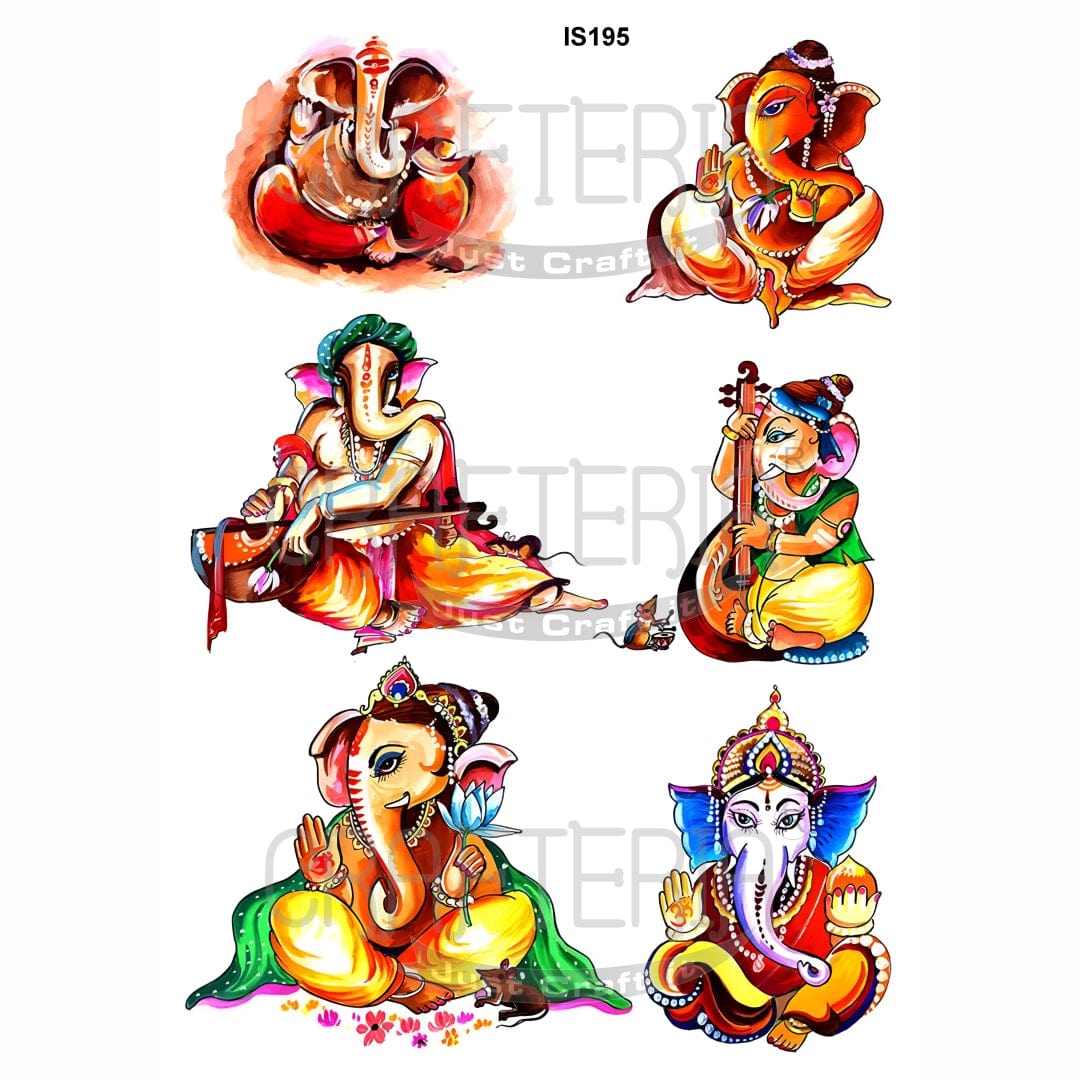 Crafteria Ganesh Designs Insert Sheet (Transparent Sheet) IS195