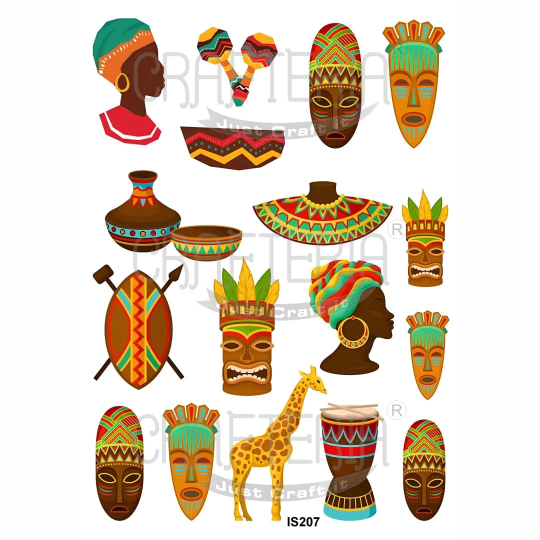 Crafteria Tribe Designs Insert Sheet (Transparent Sheet) IS207